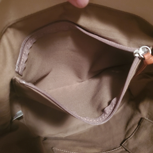 💯% AUTHENTIC BURBERRY TOTE BAG BLUE LABEL BEIGE - Picture 9 of 12